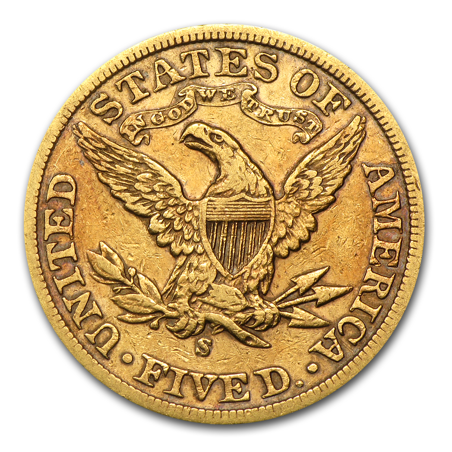 1901/0-S $5 Liberty Gold Half Eagle XF (FS-006) | eBay